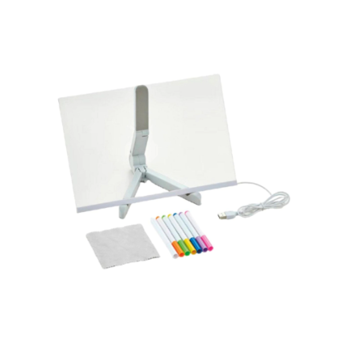 PIZARRA ACRILICO NETMAK LUMI 4000K C/MARCADORES 40X30CM NM-PM105
