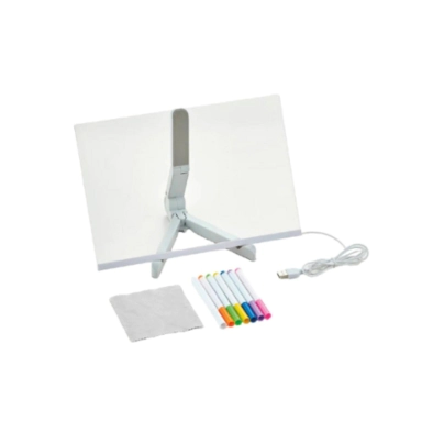 PIZARRA ACRILICO NETMAK LUMI 4000K C/MARCADORES 40X30CM NM-PM105