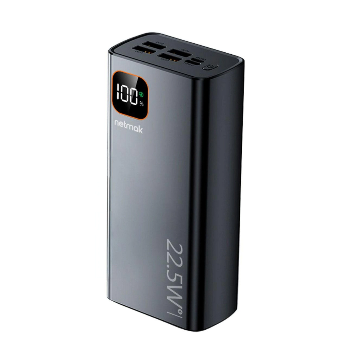 POWER BANK NETMAK 22.5W CARGA RAPIDA 30000MAH NM-PB11