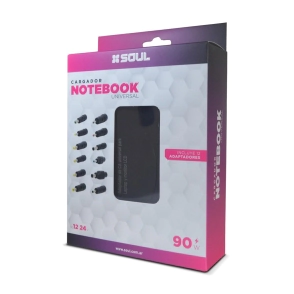 CARGADOR NOTEBOOK SOUL UNIVERSAL 90W X12 PINES cvq-nu9012
