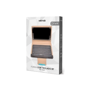 PROTECTOR TABLET NETMAK 9" A 11" C/TECLADO BT5 NM-FT11