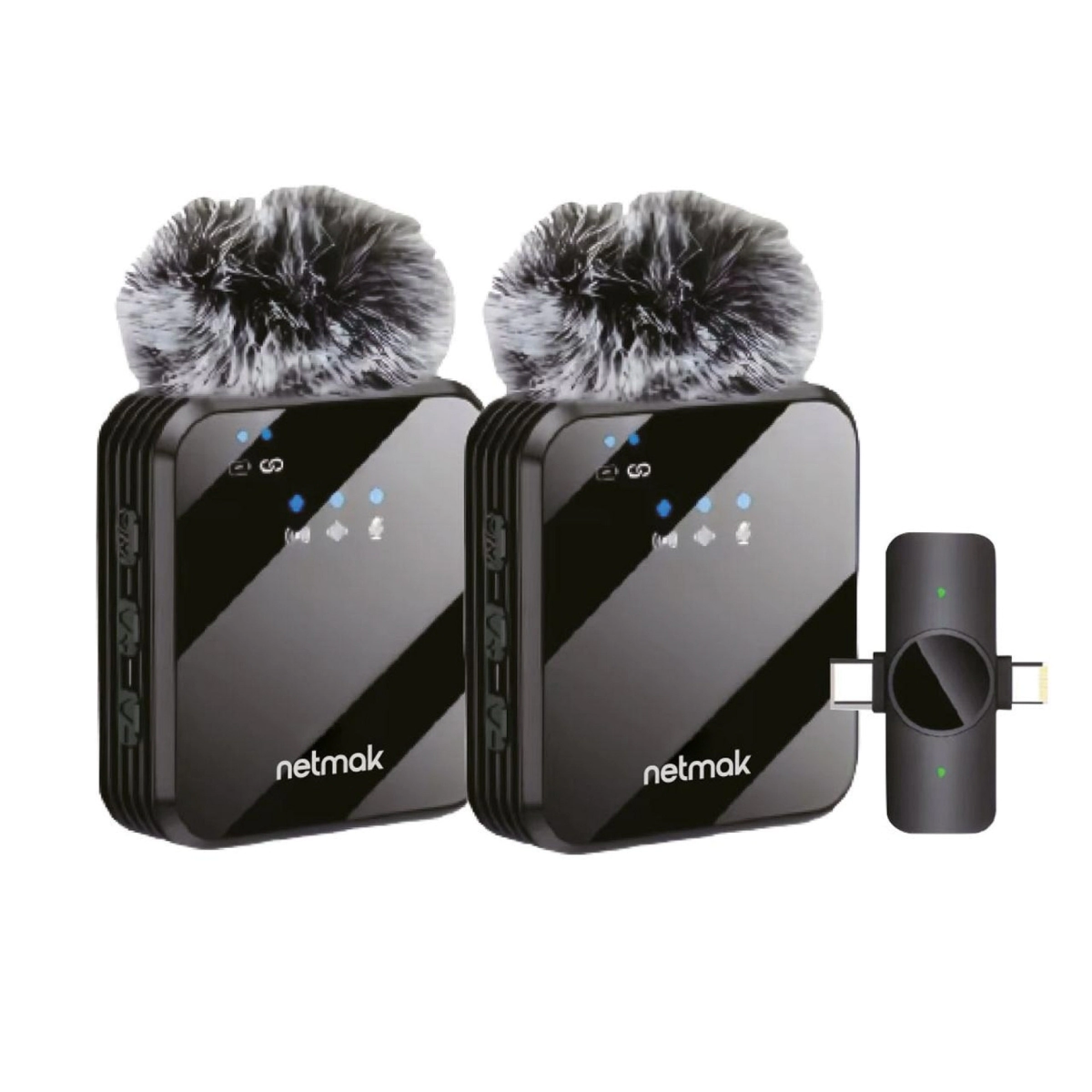 MIX MICROFONO INALAMBRICO NETMAK CORBATERO PROFESIONAL X2 NM-MC14