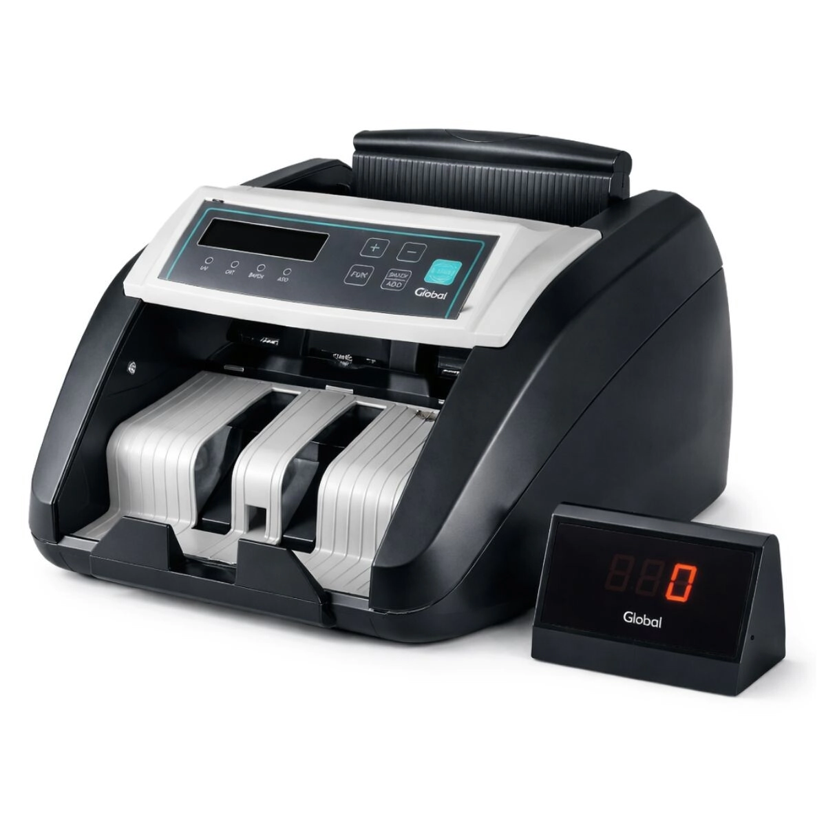 BILLCOUNTER-4 CONTADORA DE BILLETES GLOBAL DOBLE VISOR DETECCION DE BILLETES FALSOS