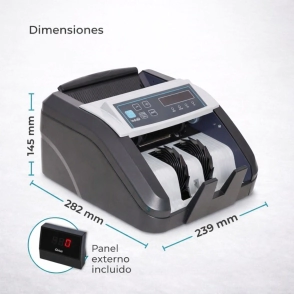 BILLCOUNTER-4 CONTADORA DE BILLETES GLOBAL DOBLE VISOR DETECCION DE BILLETES FALSOS