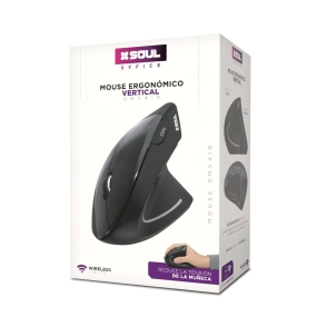 MOUSE INALAMBRICO SOUL 2.4GHZ VERTICAL W410 per-omw410ne