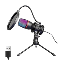 MICROFONO NETMAK RGB STREAMING USB NM-MS786