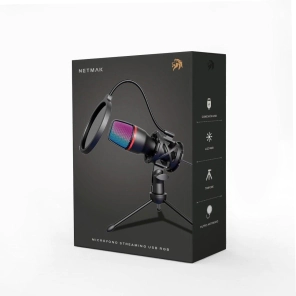 MICROFONO NETMAK RGB STREAMING USB NM-MS786