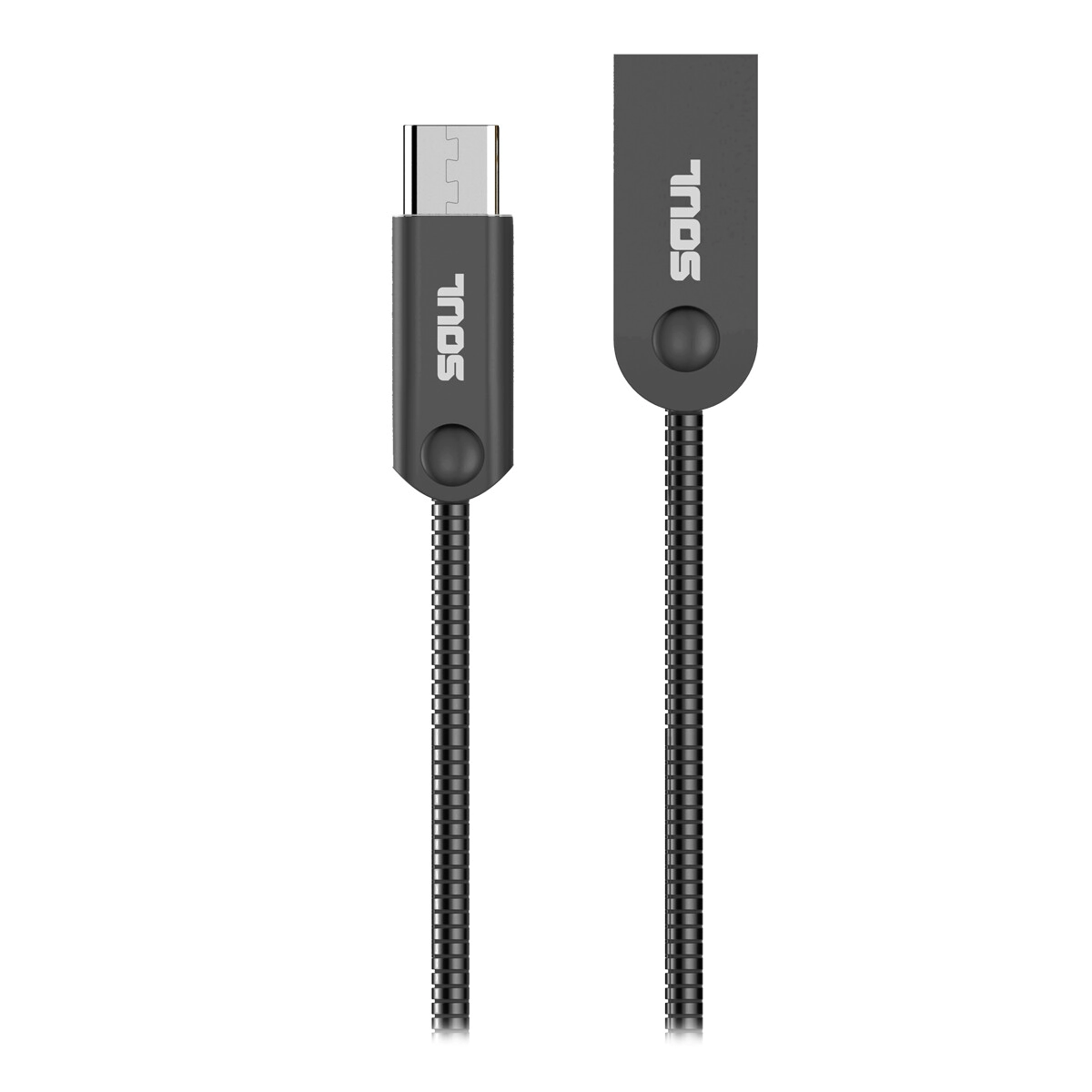CABLE USB SOUL IRON FLEX IPHONE NEGRO
