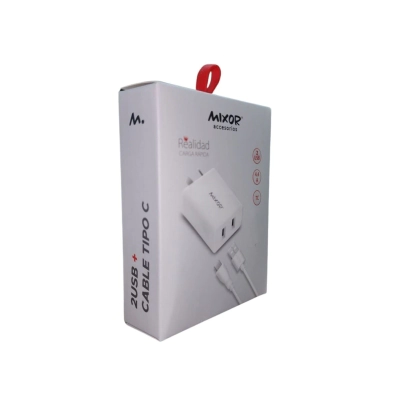 CARGADOR MIXOR REALIDAD 2USB 45W
