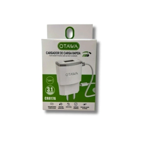 CARGADOR KARSEN 12V APOLO 2.1A TYPE-C BLANCO